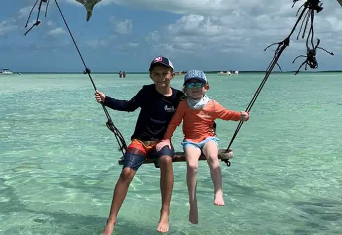 2-boys-sand-bar-Key-West Key-West